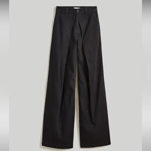 NWOT Madewell Extrawide-Leg Trouser Jeans in Wilkes Wash: Pleat Edition size 29